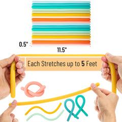 Mr. Pen Monkey Noodle — colorful designs for varied tactile exploration.