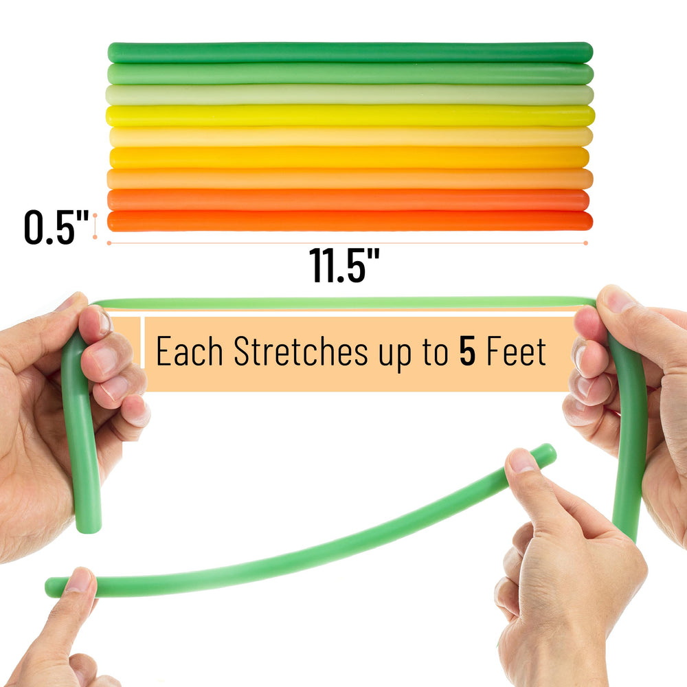Each noodle measures 11.5 inches for easy handling.