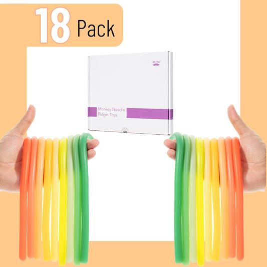 Mr. Pen Monkey Noodle vibrant shades enabling calming tactile engagement.