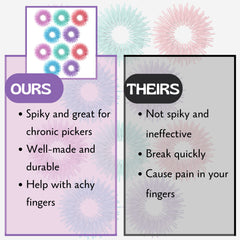Assorted colors of Mr. Pen sensory rings for dexterity.