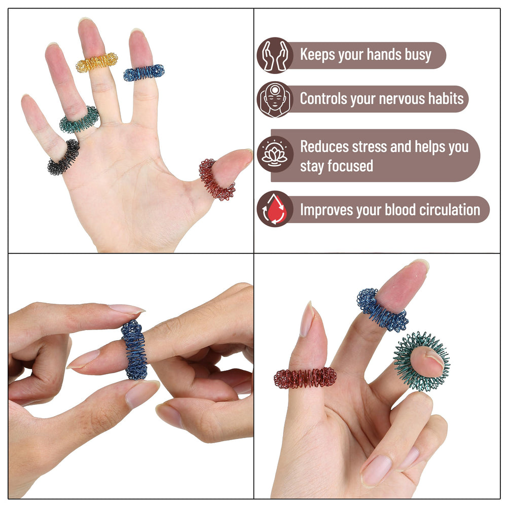 MR Pen spiky rings with anodized coating for rust-proof durability