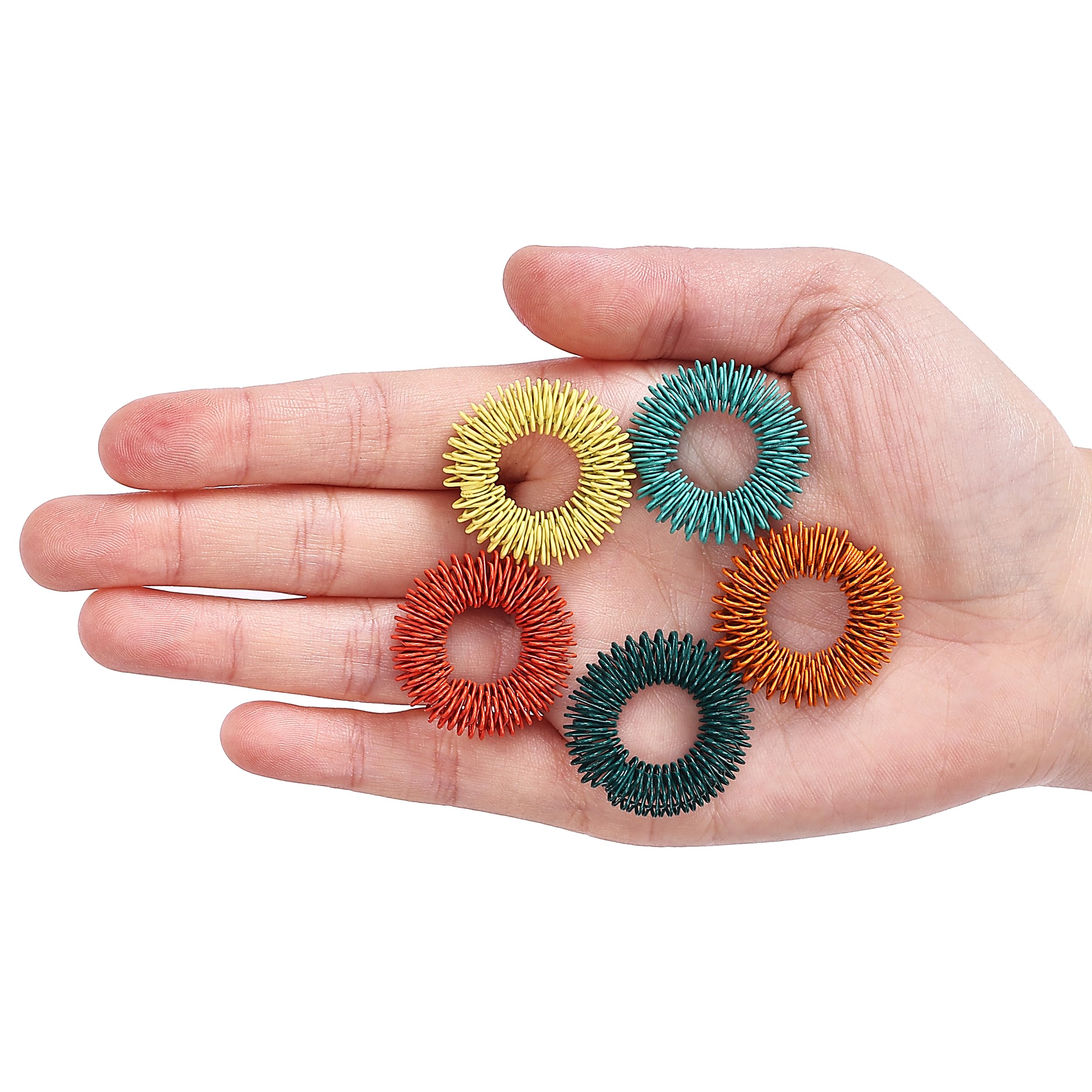 Mr. Pen spiky sensory rings offer anxiety-relief sensory use during study or work.