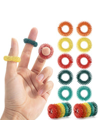 Mr. Pen spiky sensory rings in a colorful pack, great for focus and stress relief.