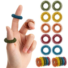 Mr. Pen Spiky Sensory Ring in vibrant colors offers tactile stimulation for focus.
