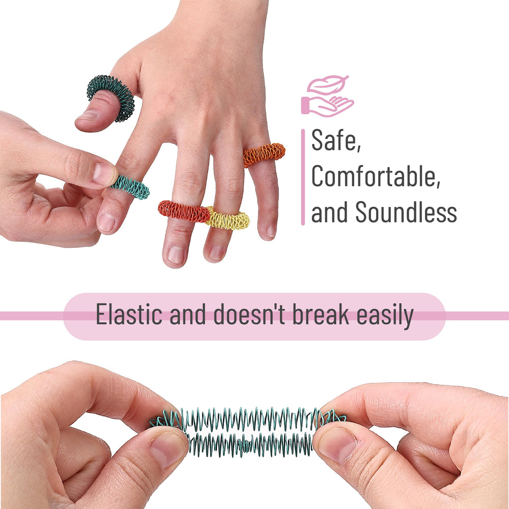 Mr. Pen spiky sensory rings worn on finger provide calming pressure and better concentration.