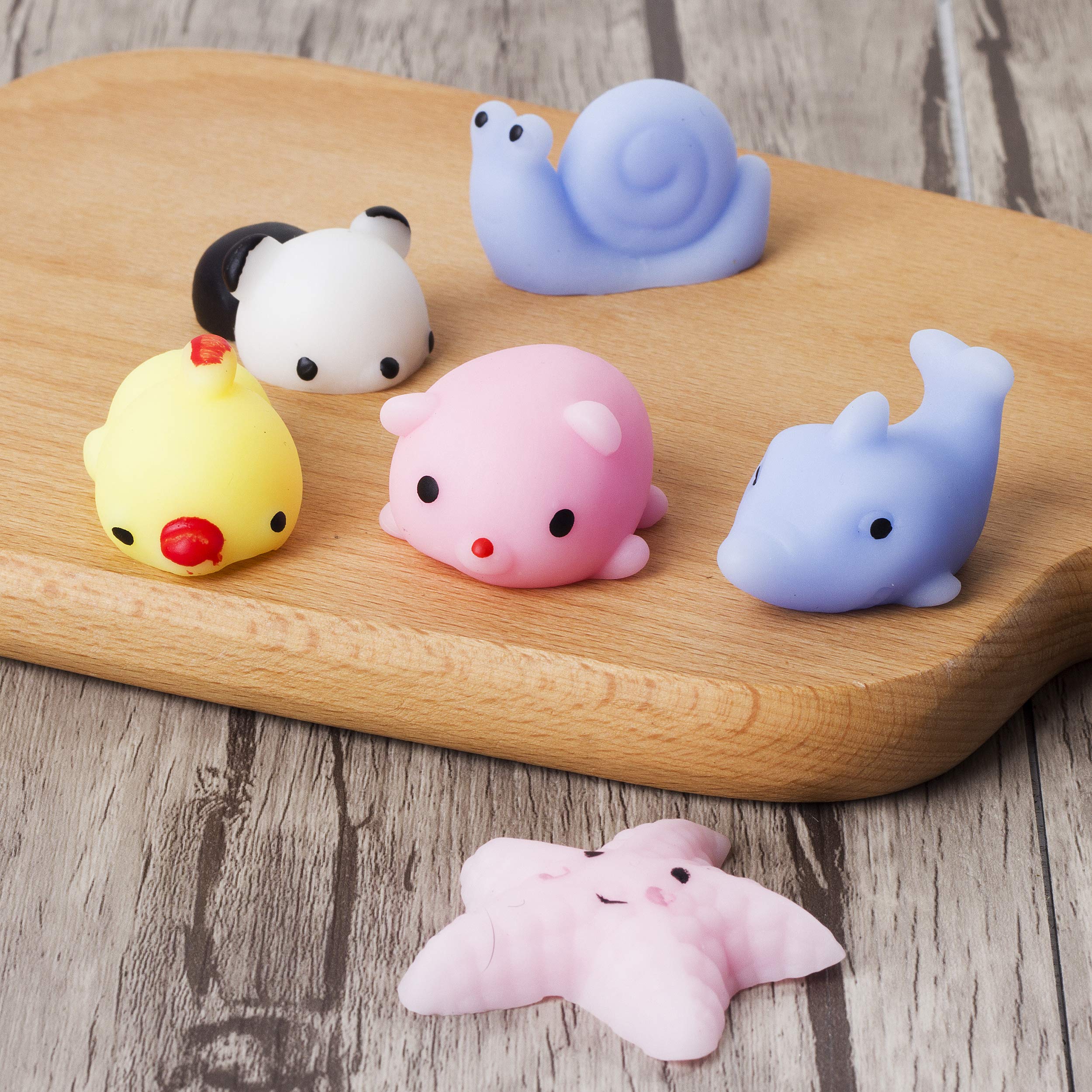 Mr. Pen squishy toys packaged as a 12-count gift set