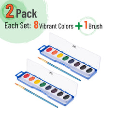 Close-up of Mr. Pen watercolor brush with soft bristles for smooth strokes