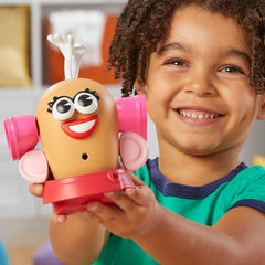 Bright colors and soft plastics from Mr. Potato Head are toddler-friendly.