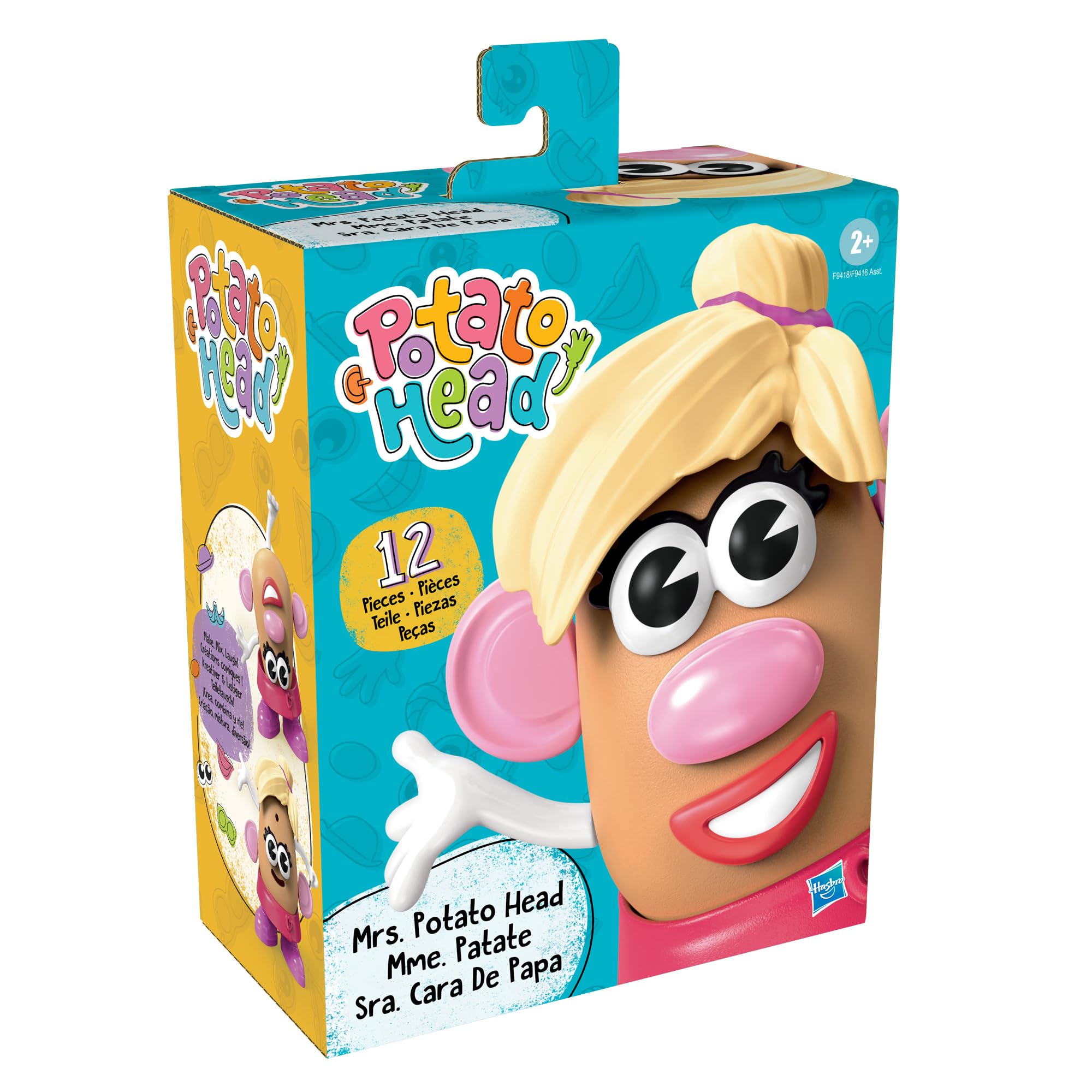 Mr. Potato Head body with tater tush storage for easy cleanup.
