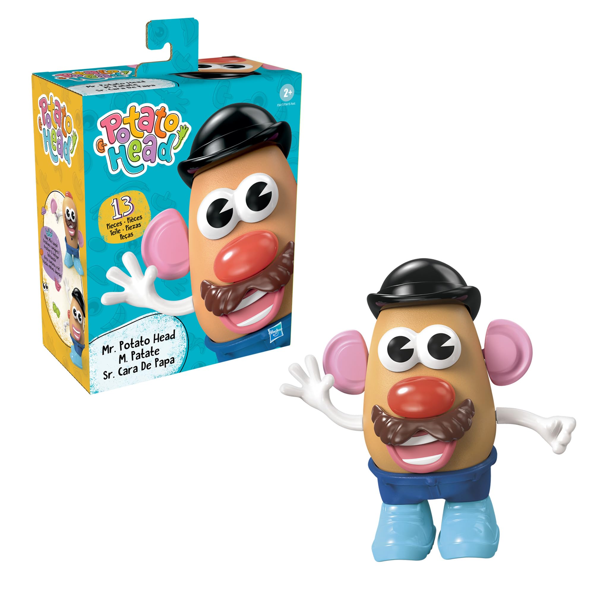 Mr. Potato Head inspires toddlers with hands-on play and fine motor growth.