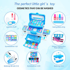 Mrabbitoo compact cosmetic case with mirror is ideal for dressing up.