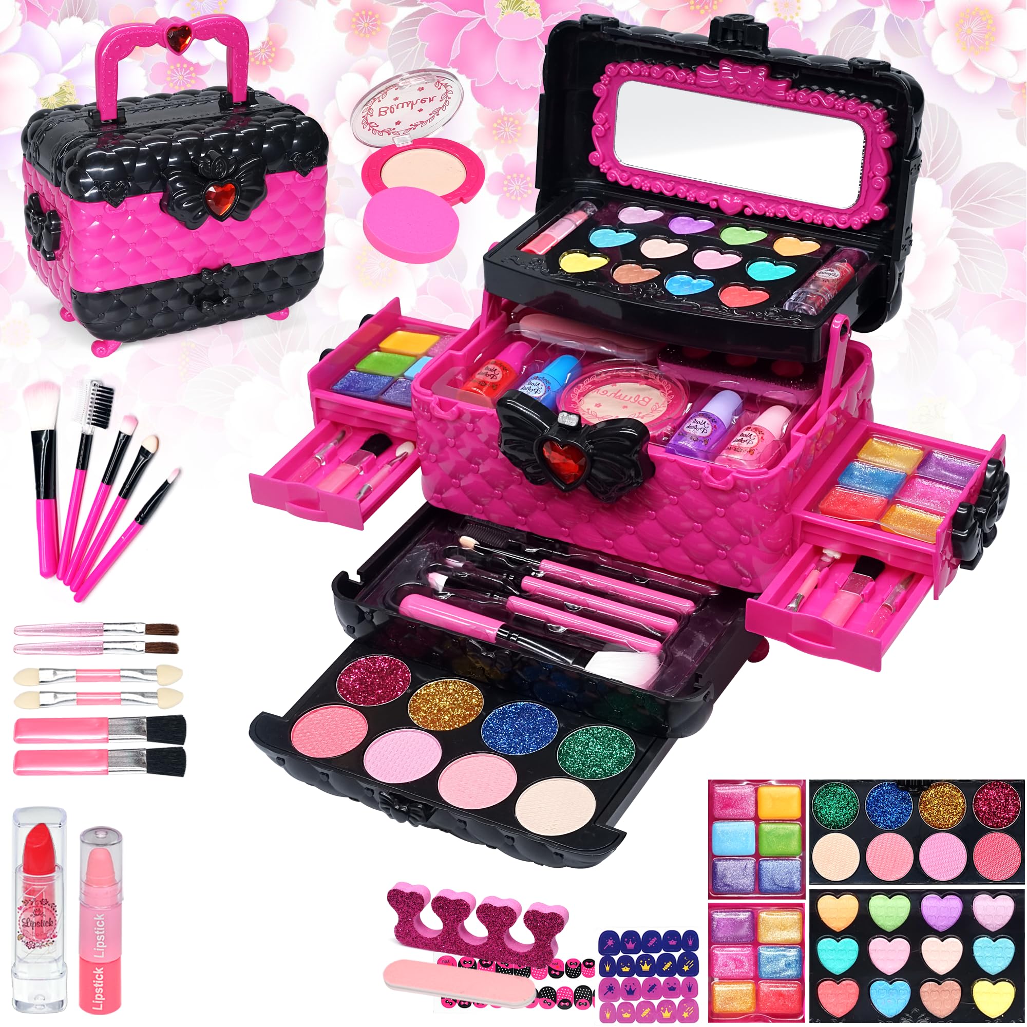 Mrabbitoo Rose set open for imaginative dress-up and safe, washable fun