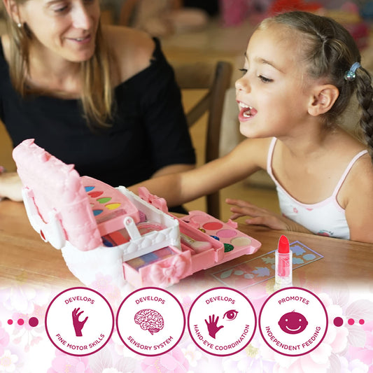 Mrabbitoo makeup collection arranged for pretend beauty sessions and role play.