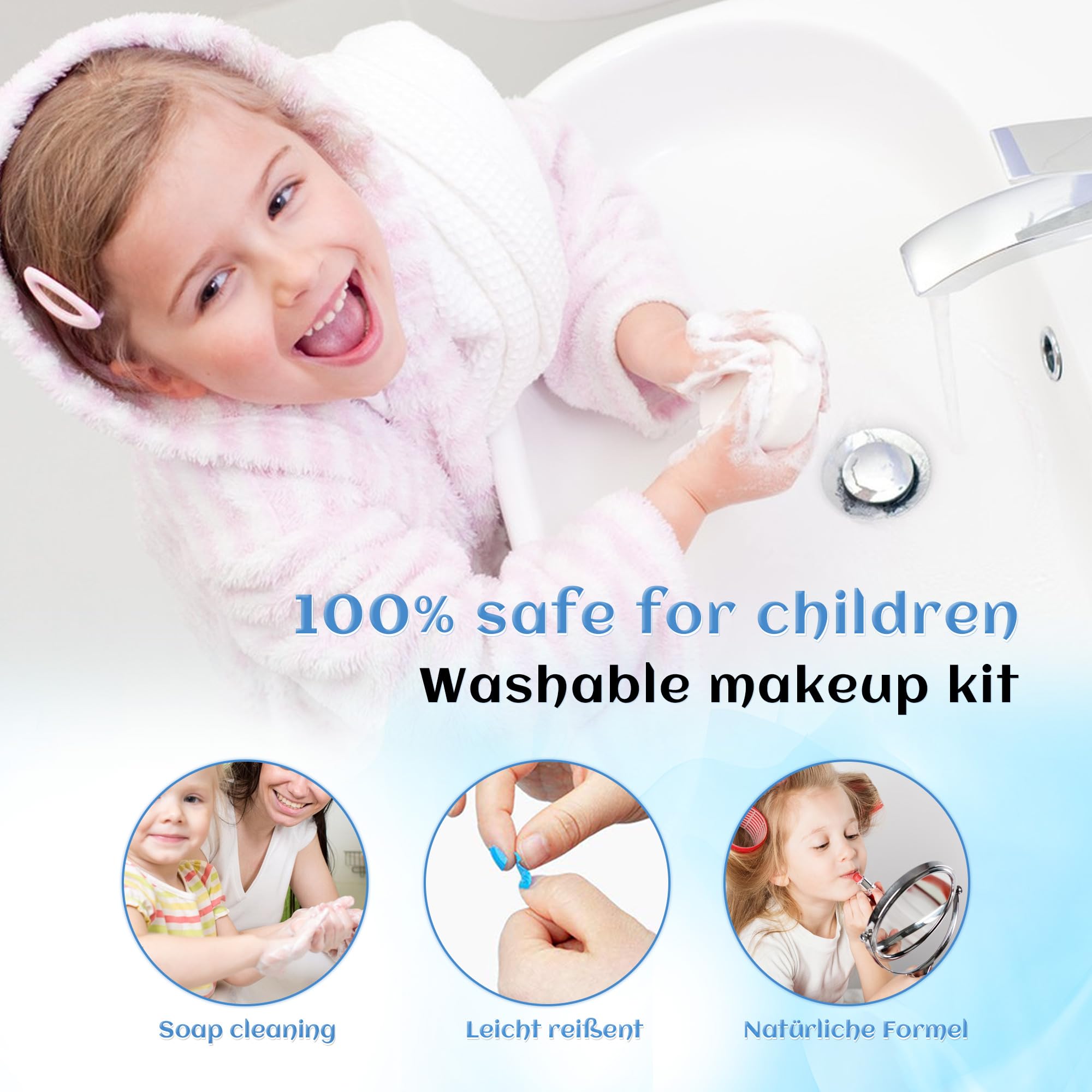Mrabbitoo lip gloss tubes offer smooth application for pretend makeup.