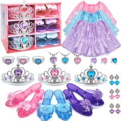 Mrabbitoo princess skirt with tulle and stars for imaginative play