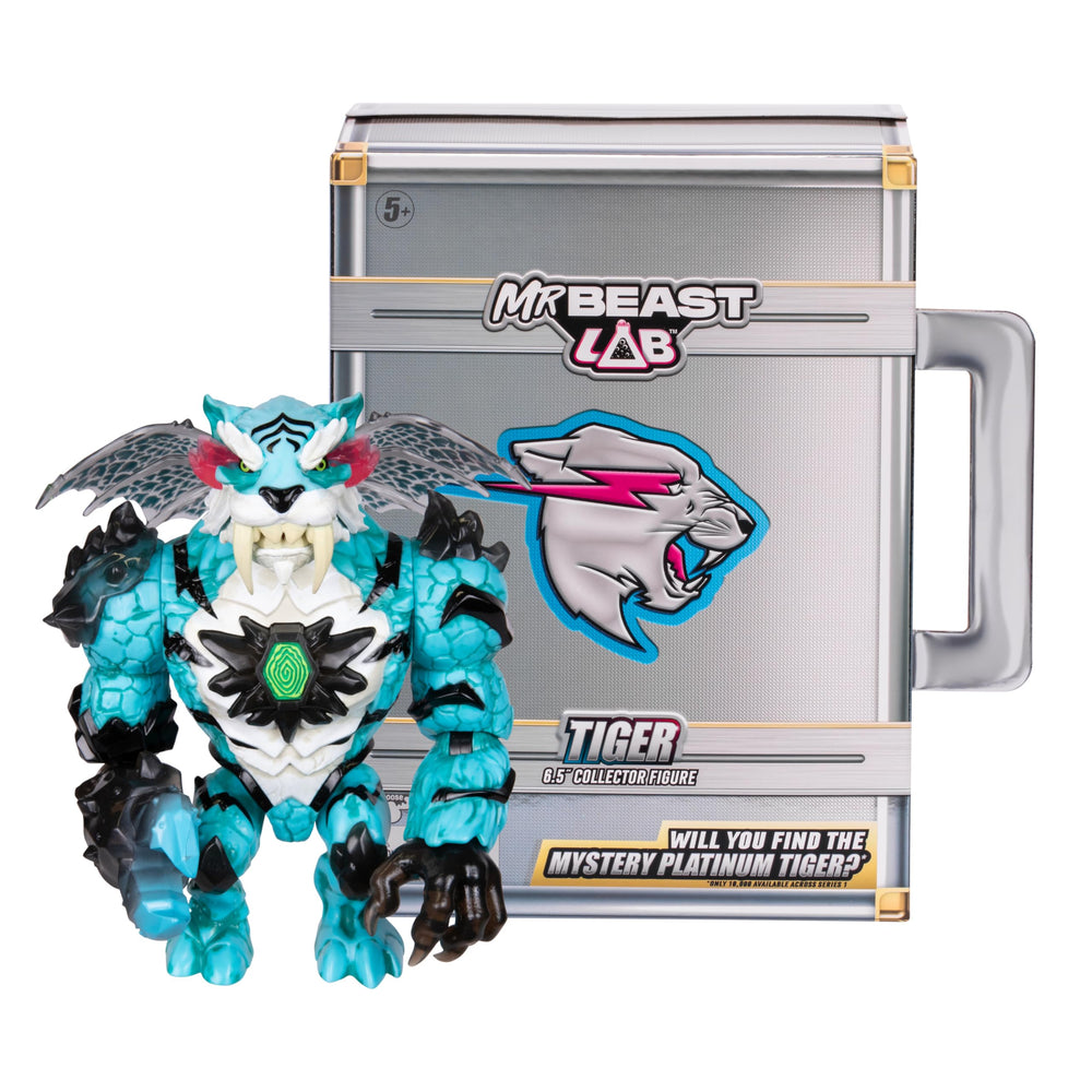 MRBEAST LAB Apex Beast Tiger figure, front view, ideal display piece for collectors