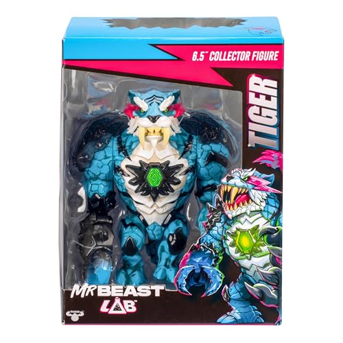 MRBEAST LAB Apex Beast Tiger figure, open jaw for action poses