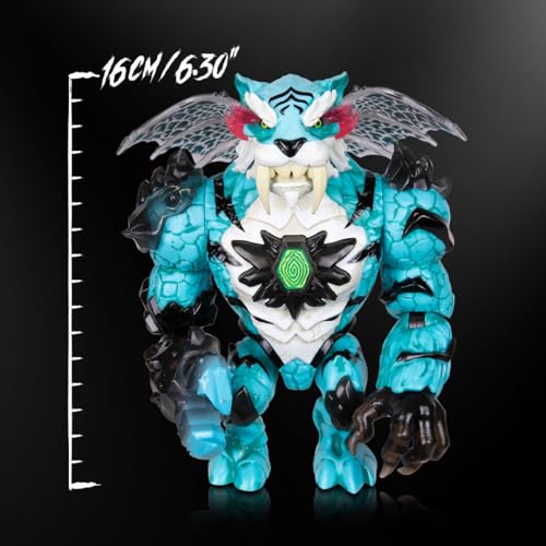 MRBEAST LAB Apex Beast Tiger figure, side pose for dynamic display