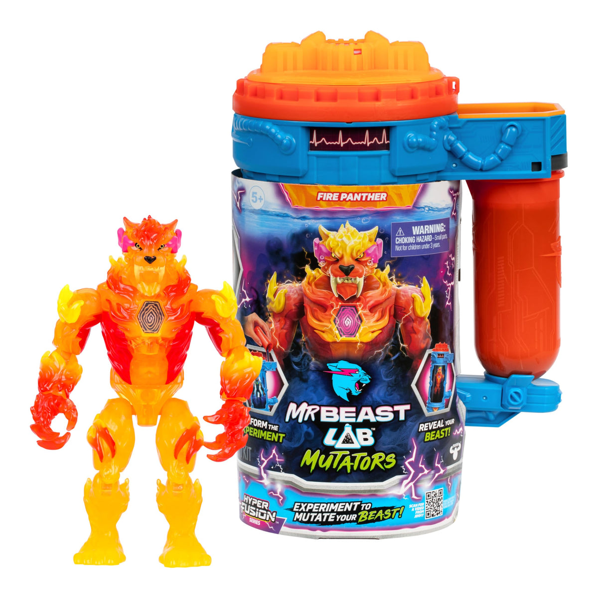 MrBeast Lab Fire Panther in dynamic pose for epic battle display.