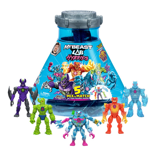 MRBEAST LAB Hybrids Mega Pack vessel opens to reveal parts for custom beasts