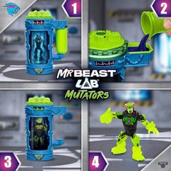 Mutation Fluid swirls as MRBEAST LAB Mutator transforms the figure