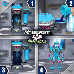 Pink and blue mutation liquid concept for MRBEAST LAB Mutators.