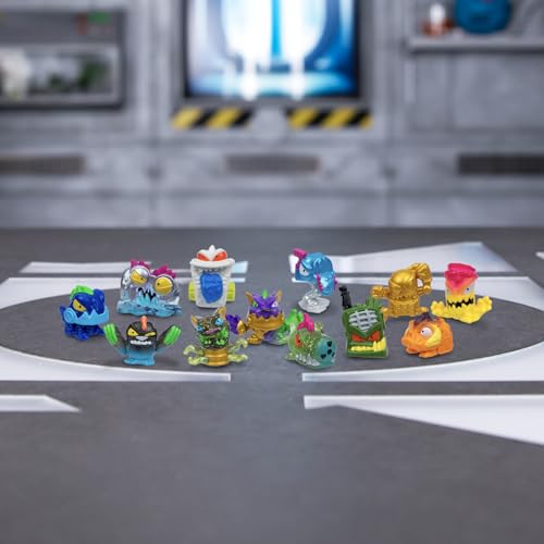 MRBEAST LAB Swarms Atomic collection display highlights 1-inch micro beasts for shelves