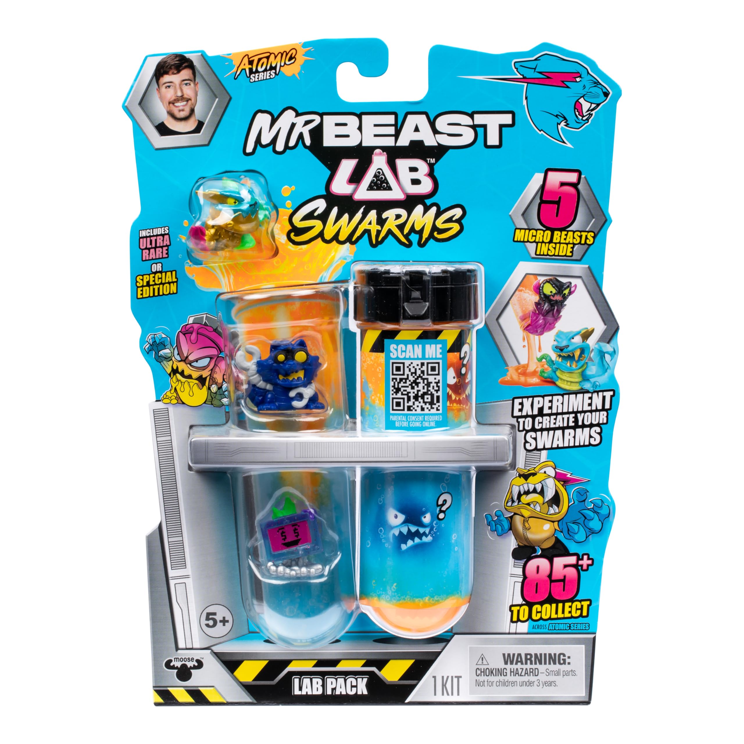 MRBEAST LAB Swarms Atomic Series 5-pack front view.