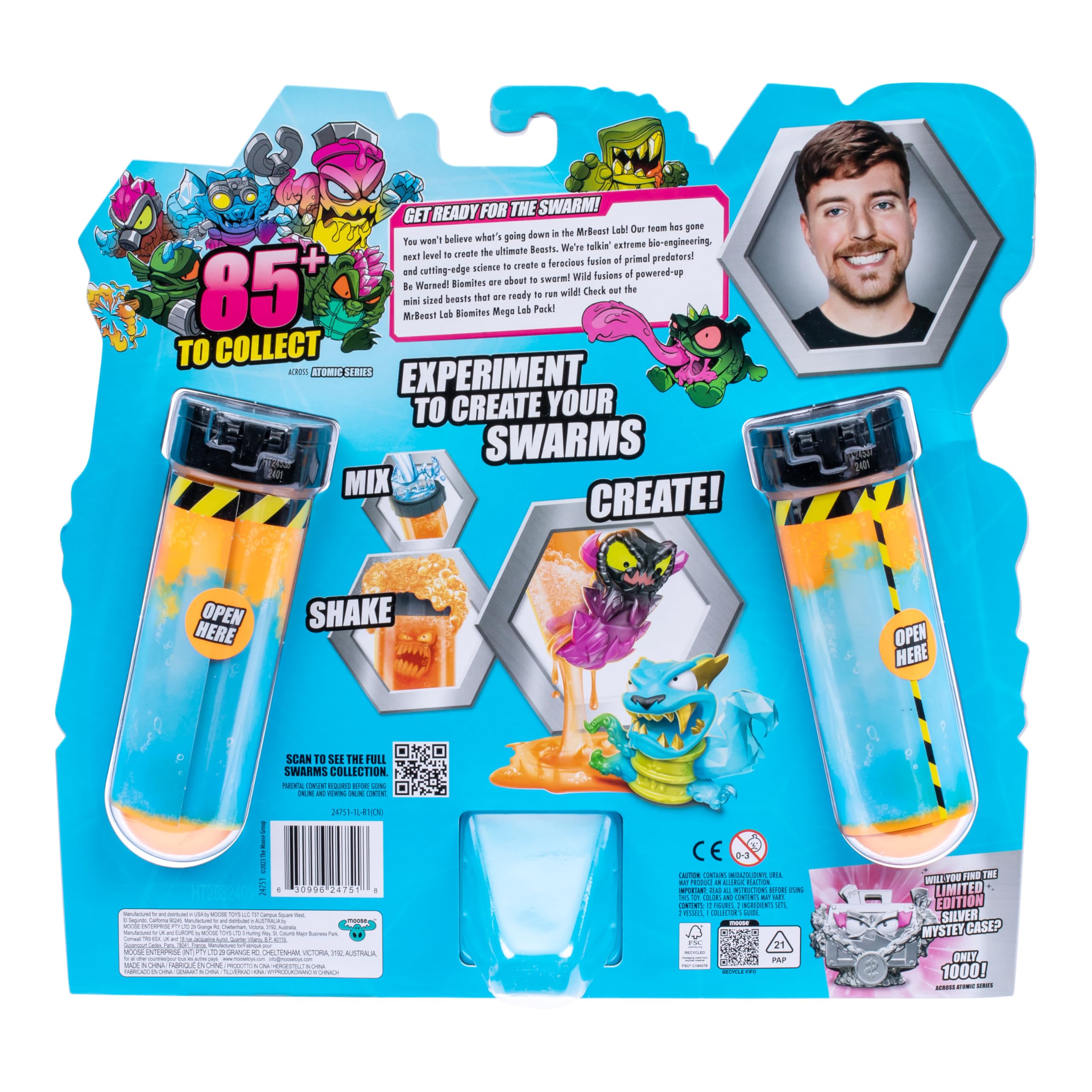 MRBEAST LAB Swarms features over 85 unique creatures to collect in Atomic Series
