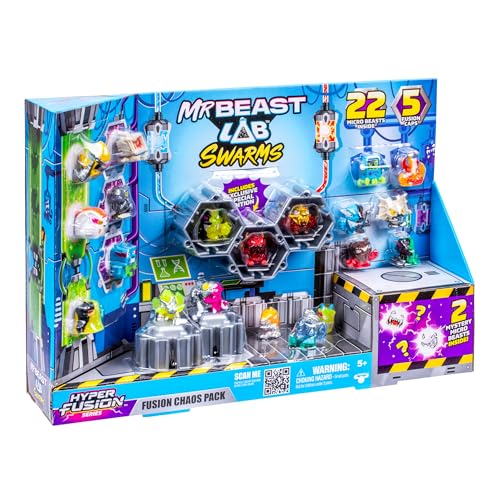 MRBEAST LAB Swarms S3 Figures displayed to showcase your collection.