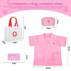 MR.TN doctor uniform and hat invite realistic dress-up fun.