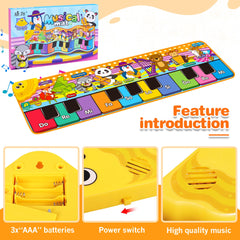 Colorful design helps identify colors and instruments during play.