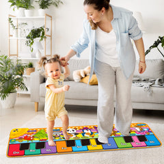 Large 43 by 14 inch play area supports movement.