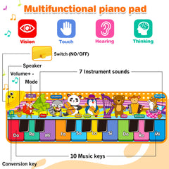 MR.TN mat offers two modes for guided melodies and random play.