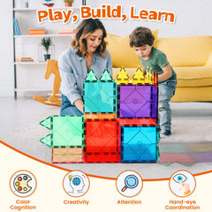 Mruikeny beginners-building tiles kids support group play and sharing during learning