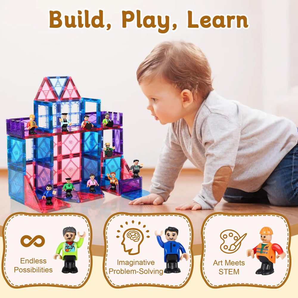 Mruikeny colorful 3D figures stimulate visual perception during play