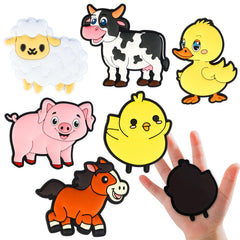 Mruikeny cow 3D fridge magnet with bright colors for animal learning.