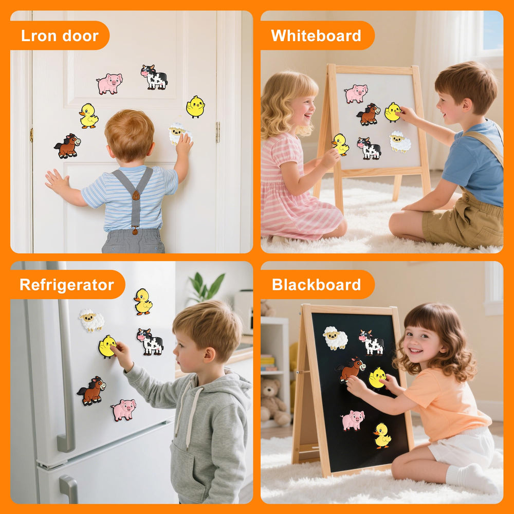 Mruikeny duck 3D fridge magnet engages senses during kitchen play.
