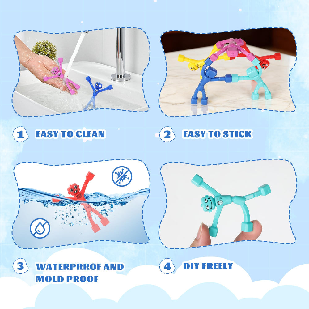 Mruikeny magnetic robot men fidget figures designed for focus and calm during trips.