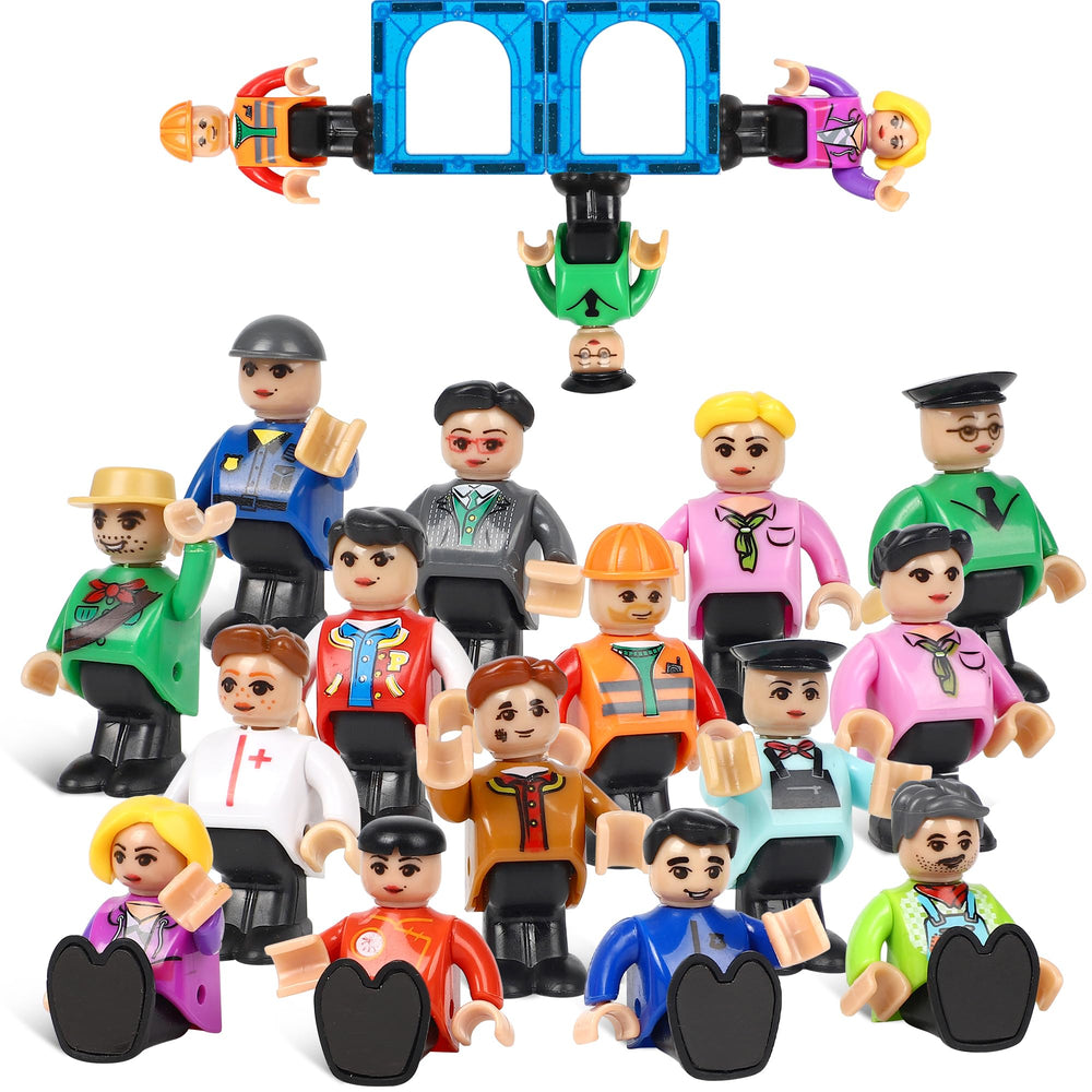 Mruikeny magnetic people figures set enhances creative play and spatial reasoning skills
