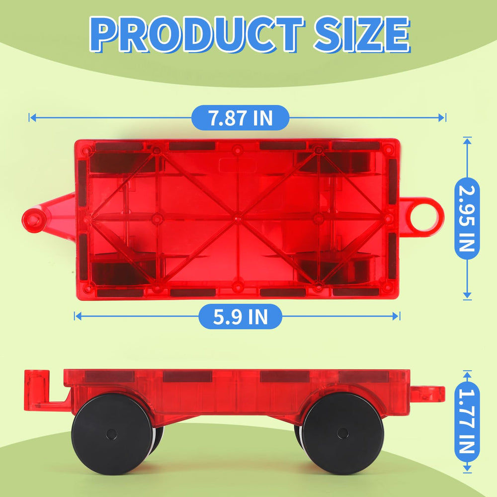 Mruikeny magnetic tiles safety edges ensures secure handling during playtime
