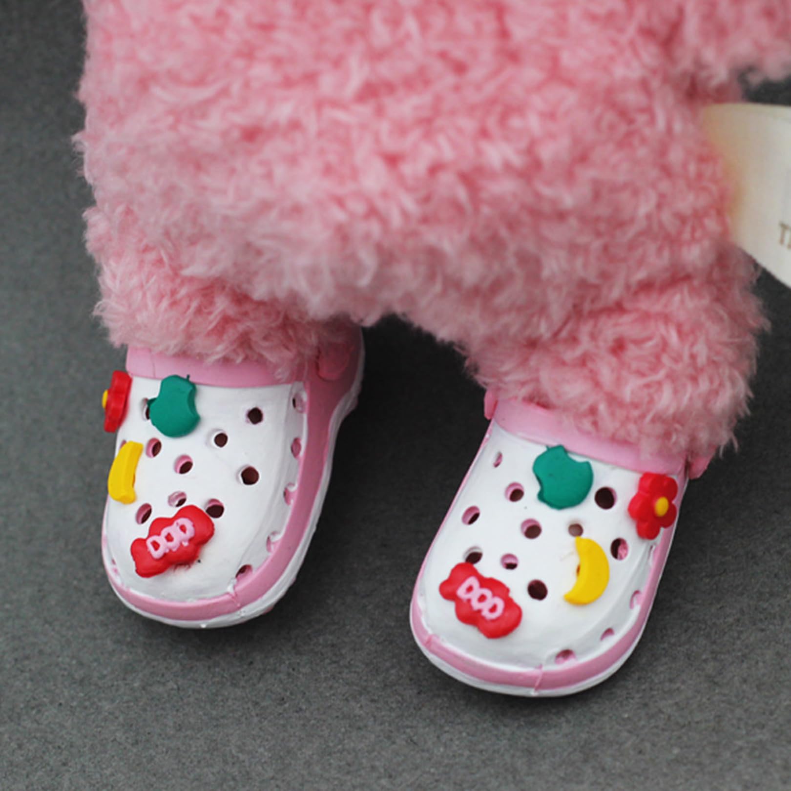 Mrwtesio Lububu doll shoes side view, complements outfits with durable materials.