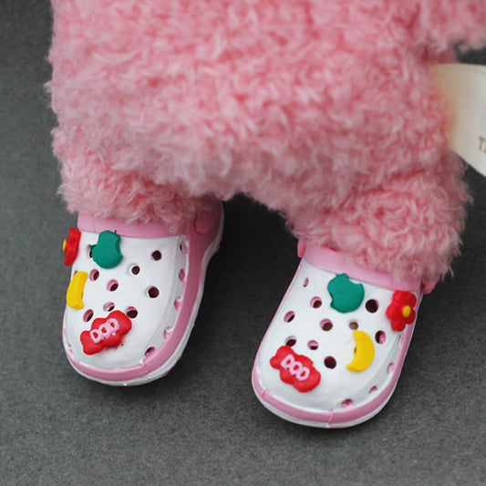 Mrwtesio Lububu doll shoes side view, complements outfits with durable materials.