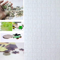 MS WGO blank sublimation puzzle A4 120 parts, ideal for custom photo printing.