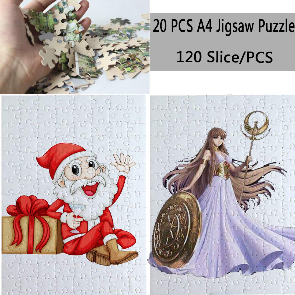 MS WGO 20 sheet blank puzzle set ideal for wholesale crafting.