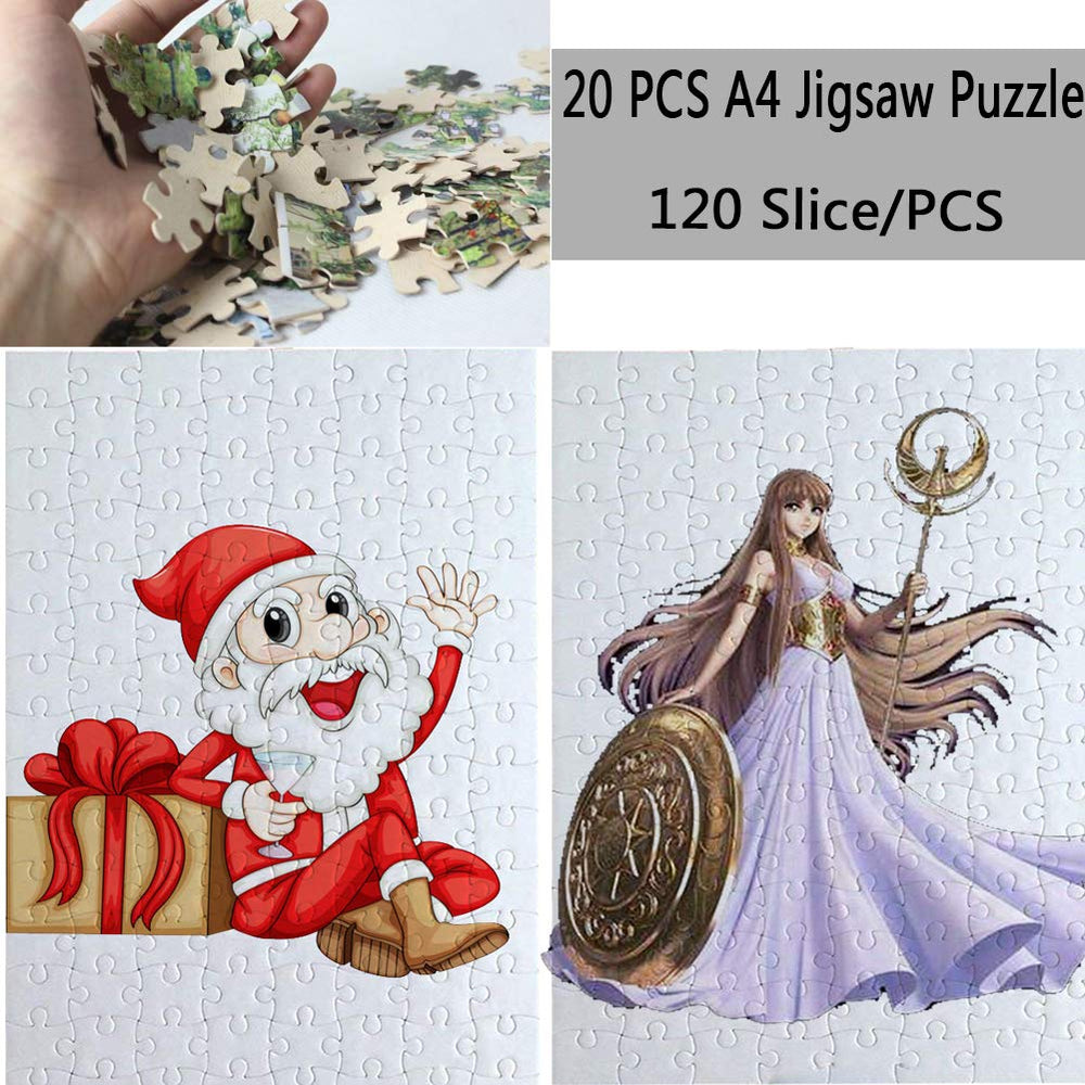 MS WGO 20 sheet blank puzzle set ideal for wholesale crafting.