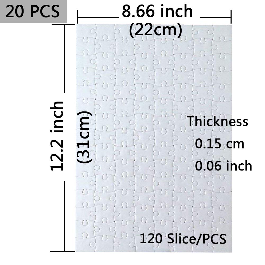 MS WGO puzzle fabric surface printable for personalized designs.