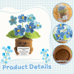 MS ZHENQIAO Handmade Soft Yarn Doll adds cozy charm to shelves