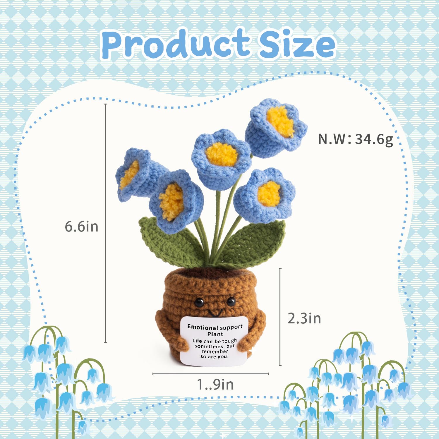 MS ZHENQIAO blue lily valley doll sparks conversation and smiles