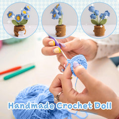 MS ZHENQIAO desk decor crochet doll enhances workspace ambiance